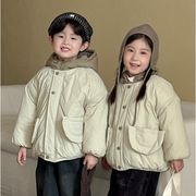 新品ins冬  暖かい服 防寒 韓国風子供服 ジャケット アウター中綿コート  80-150cm