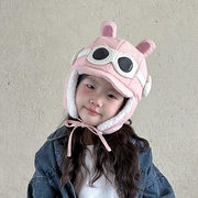 子供帽子　キッズ帽子　フライトキャップ　ふわふわ　可愛い　韓国キッズハット
