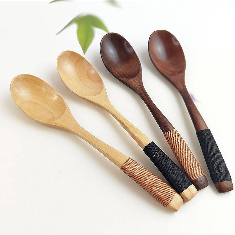 木製スプーン 料理食器 ラーメンスプーン　スイカスプーン　はちみつスプーン　食事用品
