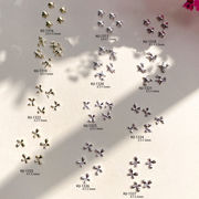 メタルパーツ 星 ジェル ネイル レジン材料 ネイル用品 ネイルジュエリー ネイルパーツ りぼん バタフライ