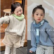 2025秋冬新作★韓国風子供服★ベビー服 ★キッズ服★アパレル★ニット 丸首のセーター 80-130