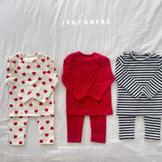 2025★春秋新作★韓国風ベビー服★トップス+ズボン★73CM～120cm 3色