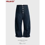 メンズファッション デニム パンツ 男女兼用 ストリート系 ボトムス 秋冬 2025新作★