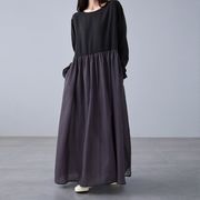 今季マストバイ    気質   おしゃれ   デザイン性   レトロ  ロングワンピース