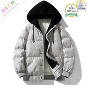 2025秋冬新作 ダウンコート 中綿コート 綿入り フード付き 防寒着 メンズコート おしゃれ