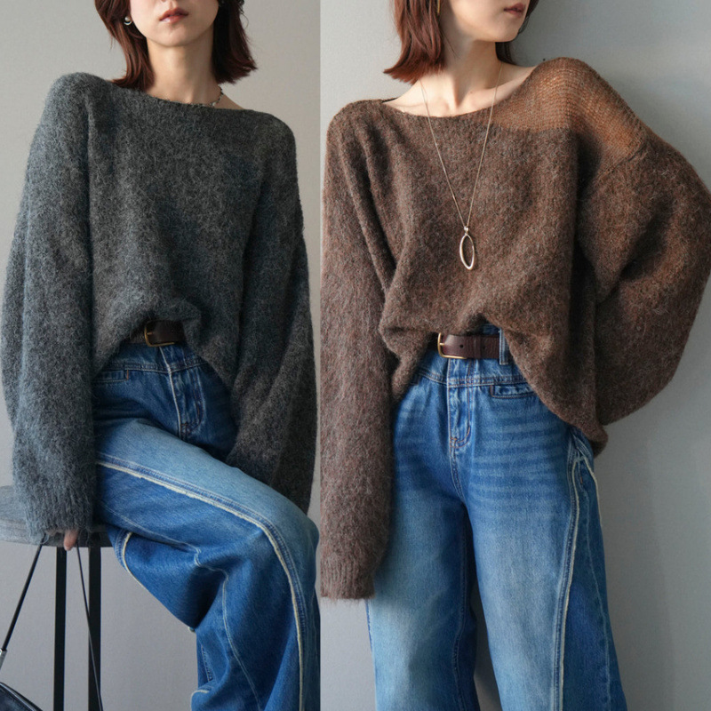 新入荷★レディース服・ニットセー・韓国風・ファッション・トップス     2色