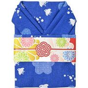 和柄文様 着物手ぬぐい＜青海波浜千鳥＞　27-35