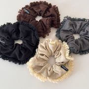 シュシュ　ヘアアクセサリー　レディース　デザイン　韓国風　髪飾り