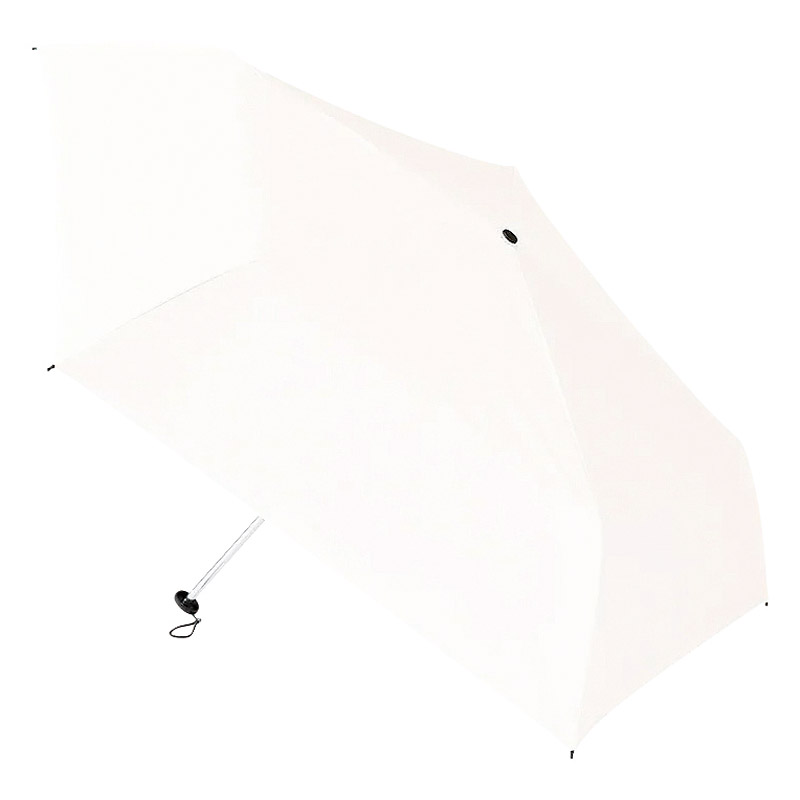 超軽量スリム遮光折りたたみ傘ホワイト