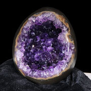 【動画】【一点物】ジオード　アメジスト　エッグ型　ウルグアイ産
