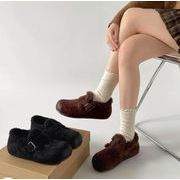 秋冬シューズ  パンプス  裏起毛 厚底  お出かけ