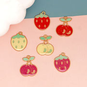 果物 アクセサリーパーツ デコパーツ カン付き ペンダント 上品 DIY素材 ハンドメイド