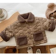 新品ins冬  暖かい服 防寒 韓国風子供服  アウター中綿コート  73-110cm