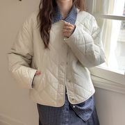 2025年INS 早春新作   気質   おしゃれ  クルーネック  シングルボタン  コート