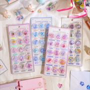 文房具 手帳素材 手帳DIY 手帳シール ステッカー シール 装飾シール 精美 ク リスタルの質感