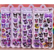 ぷくぷくシール ぷっくりシール 3Dステッカー 立体ステッカー エポキシステッカー　ヌイグルミ