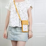 スマホショルダーバック　レデイース　女の子　タッチスクリーン対応　充電ポート付き　斜め掛けバッグ　DC