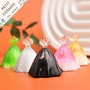 カラードレス ウェーディングドレス お姫様 キラキラ デコパーツ DIYパーツ 手芸 ハンドメイド