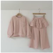 新作　秋冬新作　韓国ファッション　韓国子供服　上下セット　2点セット 　キッズ女の子