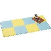 シービージャパン やわらかジョイントカラーマット 30cm 8枚組 ソーダ