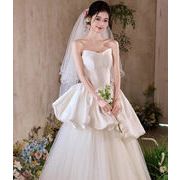 結婚式・司会者用ワンピース・花嫁ウェディングドレス・パーティードレス・披露宴/写真撮影  ロングドレス