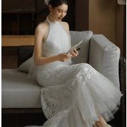 結婚式・司会者用ワンピース・花嫁ウェディングドレス・パーティードレス・披露宴/写真撮影  ロングドレス