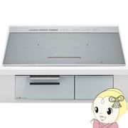 ビルトインIHクッキングヒーター 三菱電機 CROSS+TOPシリーズ 単相200V 3口IH 幅75cm シルバー CS-R20A