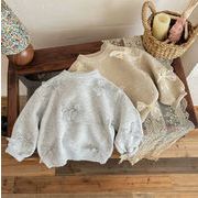 2026春秋新作 韓国風子供服 キッズ服 ベビー服 女の子 ニットセーター 90~140CM 2色