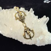 密教法具 バジュラ 五鈷杵 風水 置物 風水アイテム 魔除け(チベット密教法具バジュラペンダントトップ)