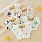 INS人气 ベビー綿よだれかけ  ベビー唾液ナプキン  おしゃれ キッズ よだれかけ 防水 可愛い ベビー向け