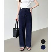 【日本倉庫即納】 レディースデニムパンツウエストボタン調節