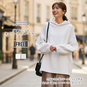 【2026年新作】プルオーバー F ダンボールニット 体型カバー ロングニット 大人可愛い 着痩せ カジュアル