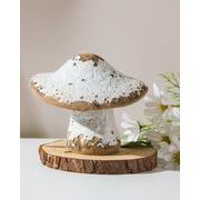 満足度99％ INSスタイル 窯変わり陶磁器工芸で作られたキノコ造型置物で 釉色の変化が繊細で自然です