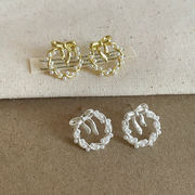 ピアス　レディース　韓国ファッション　デザイン　ins　リボン