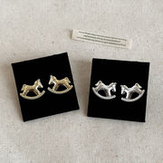 ピアス　レディース　韓国ファッション　デザイン　ins　馬