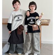 2026 夏新作 トップス 韓国風子供服 子供服 Tシャツ長袖スウェット2色 90cm-150cm