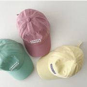 2026春秋新入荷 韓国風 子供帽子 男女兼用 キッズベースボールキャップ 日除けキャップ 6色