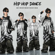 キッズダンス衣装 男の子 ヒップホップ カーゴパンツ セットアップ ストリート ステージ衣装
