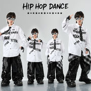 キッズダンス衣装 男の子 ヒップホップ シャツ セットアップ ストリート 発表会 ダンスウェア