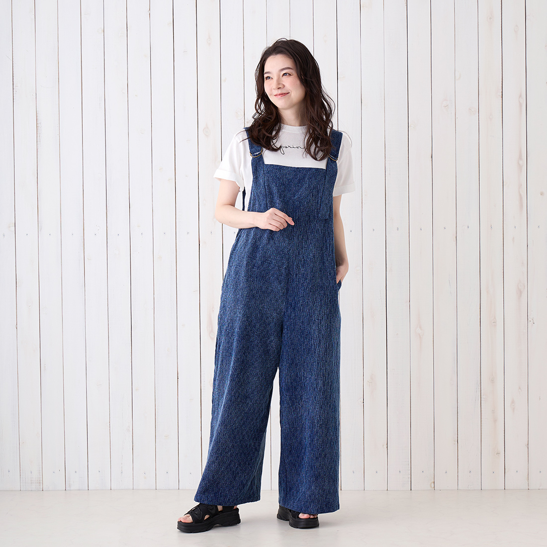 【Shanti Shanti】サロペット バスケット[ボトムレディースクレドタオアジアン和春夏26SS]