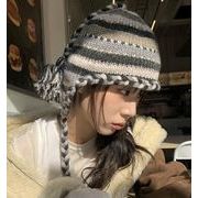 2025秋冬新作★レディース 裏起毛 ニット帽★帽子★防寒 保温 暖かい★ハット★男女兼用