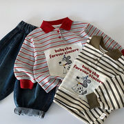 2026春※MAI☆スウェット 長袖ポロシャツ プルオーバー 男女兼用