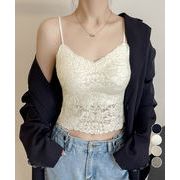 【日本倉庫即納】 カップ付きブラトップ レースキャミソール