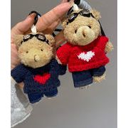 【日本倉庫即納】 くまさんバッグチャーム可愛いキーホルダー