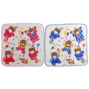 20cmパイル地プリントタオルハンカチ_【ピエロクマ】日本製