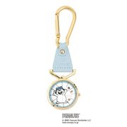 【腕時計】スヌーピー カラビナレザーウォッチJ BL