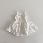 2026 春夏新作 新品 ★ 韓国風 子供服★無地ワンピース 80-130cm