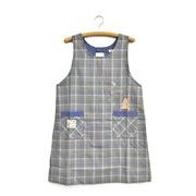 【即納】ねこプリントキッチン　レディースエプロン 保育士 介護士