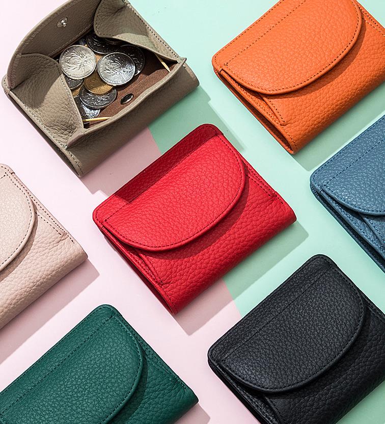 コインケース スキミング防止 ミニ財布 レディース 本革 可愛い 大容量 クレジットカードケース ミニ財布