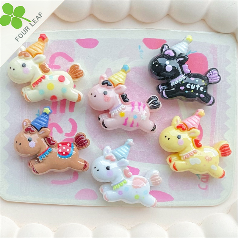 馬 アクセサリーパーツ デコパーツ 髪飾り ペンダント ハンドメイド スマホケース美容 可愛い